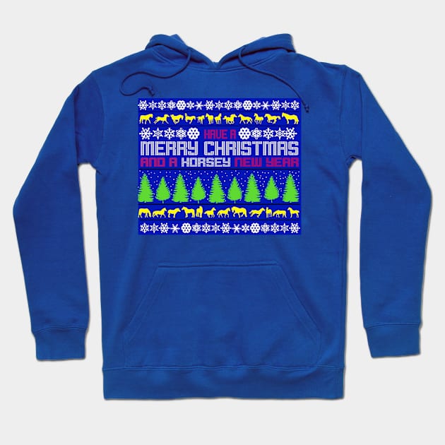 horse Christmas Hoodie by Shyflyer